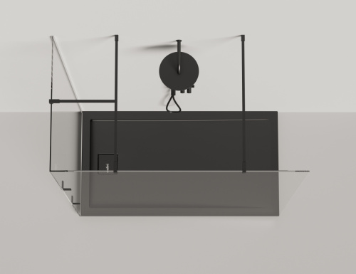 Душевой поддон из искусственного камня Salini CAPRI 120221MF 150х80 белый - фото 4